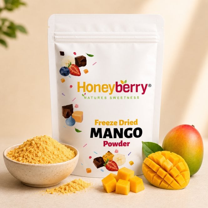 Honeyberry Freeze Dried Mango Powder - 100g