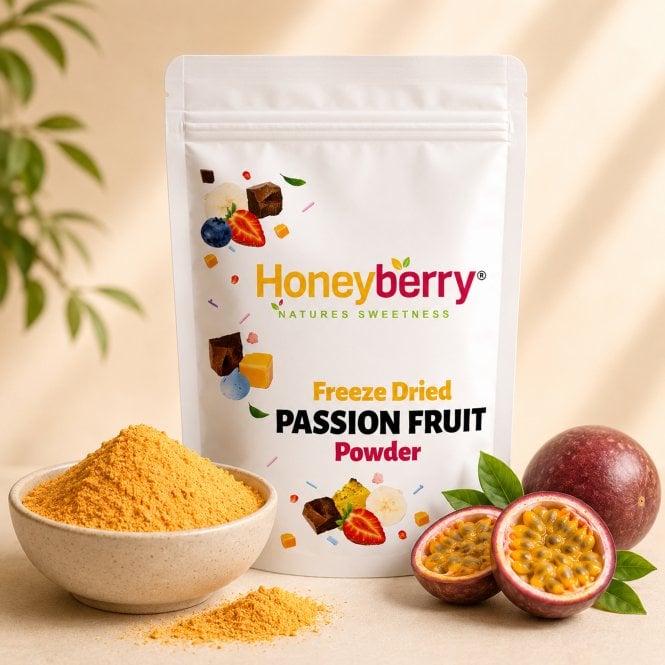 Honeyberry Freeze Dried Passion Fruit Powder - 100g