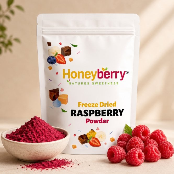 Honeyberry Freeze Dried Raspberry Powder - 100g