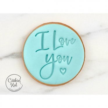 I Love You - Valentine's Day Embosser Stamp