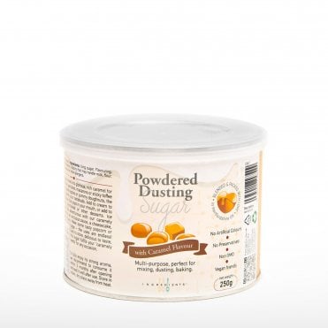 IB Powdered Dusting Sugar with Caramel Flavour - 250g Can 