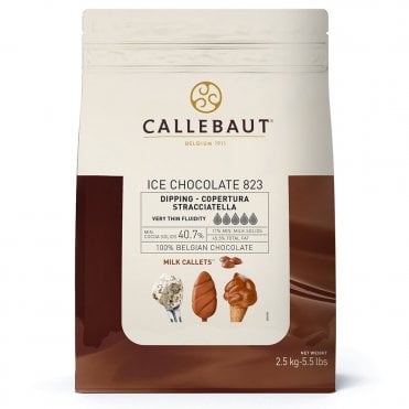 Ice Chocolates Dipping Milk Coverture Callets - 2.5 kg