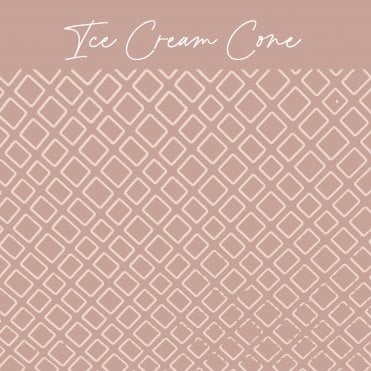 Ice Cream Cone Embossing Parchment Sheets - Pack of 6