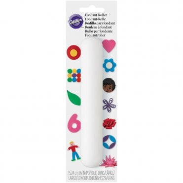Icing Gum Paste Fondant Sugarpaste Rolling Pin (Small 6")