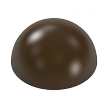 Bomb Half Sphere Polycarbonate Chocolate Mould - 275 x 175 x 25mm - 28 Cavity