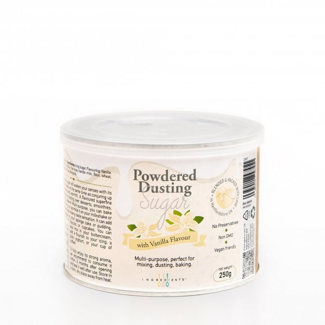 IB Powdered Dusting Sugar with Vanilla Flavour - 250g Can 