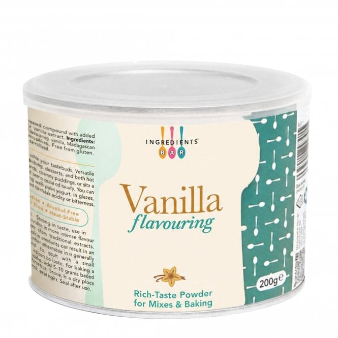 IB Vanilla Flavouring Powder - 200g Tub 