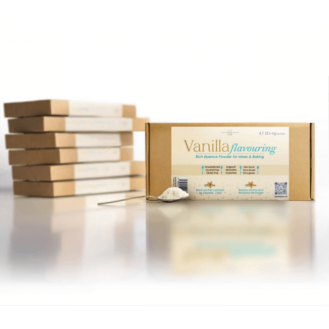 IB Vanilla Flavouring Powder - Box of 10 x 4g Sachets
