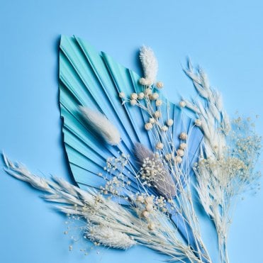 Into the Blue Fleur Cake Topper