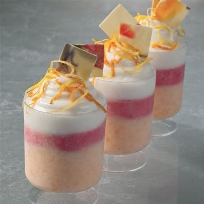 Italian Made CYLINDER - Dessert Cup 190ml - Box of 100