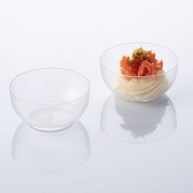 Italian Made Elegant Mini Sphere Bowls – Perfect for Sophisticated Culinary Presentations - Box of 100