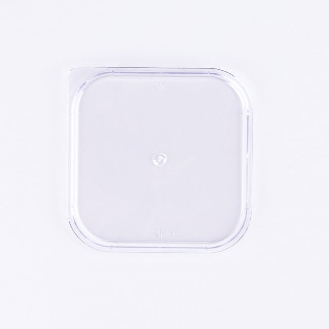 Italian Made Kubito Glass Cup Lid - Sleek, Transparent Lid for a Polished Presentation