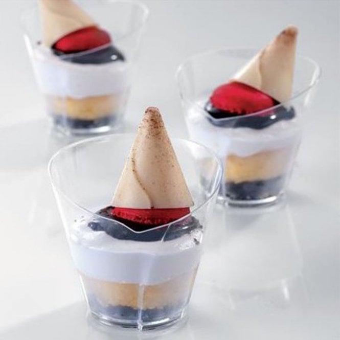 Italian Made WAFFLE - Dessert Cup 70ml - Box of 100