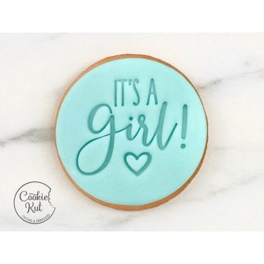 It's A Girl! - Baby Shower Embosser Stamp