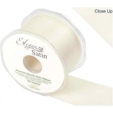 Ivory - Double Faced Satin Ribbon