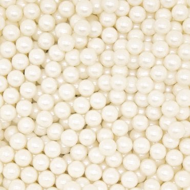 Ivory Shimmer Pearls Sprinkles –10mm - 80g