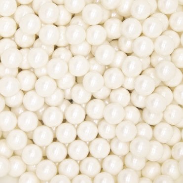 Ivory Shimmer Pearls Sprinkles – 14mm - 80g