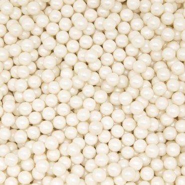 Ivory Shimmer Pearls Sprinkles – 7mm - 80g