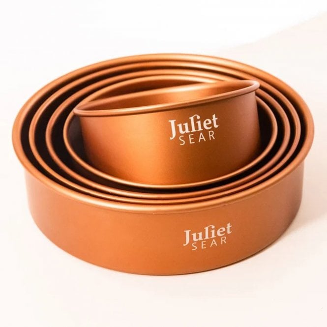 Juliet Sear 3-Inch Deep Round Cake Tin, Solid Base - Cashmere