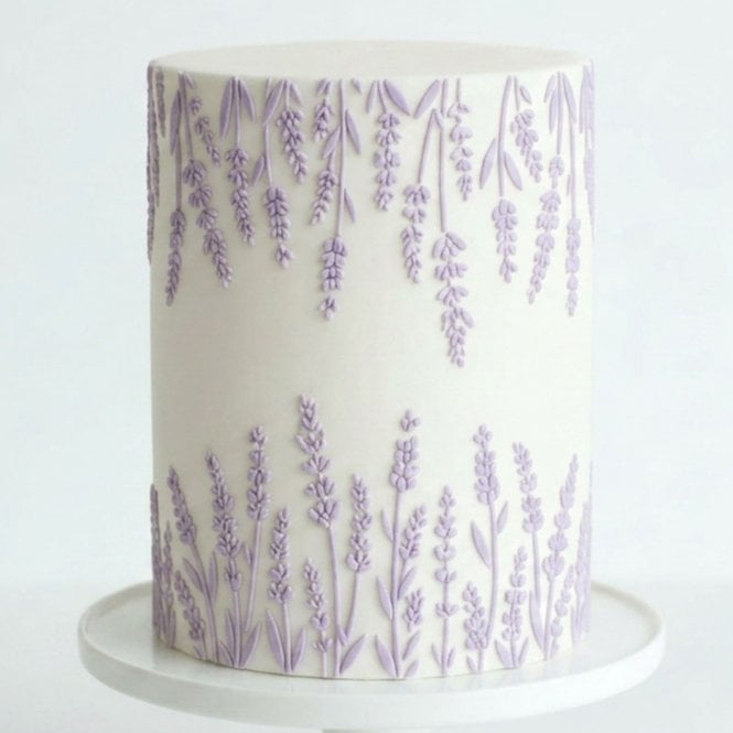 Lacupella Seamless Cake Stencil - LAVENDERINE