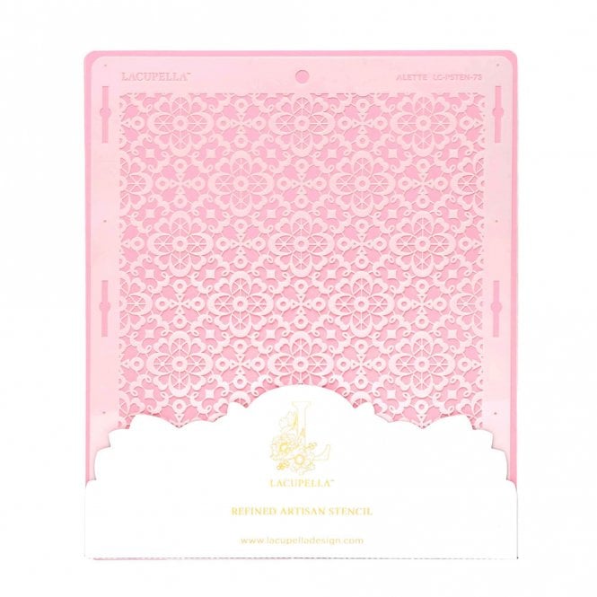 Lacupella Seamless Pattern Cake Stencil - ALETTE