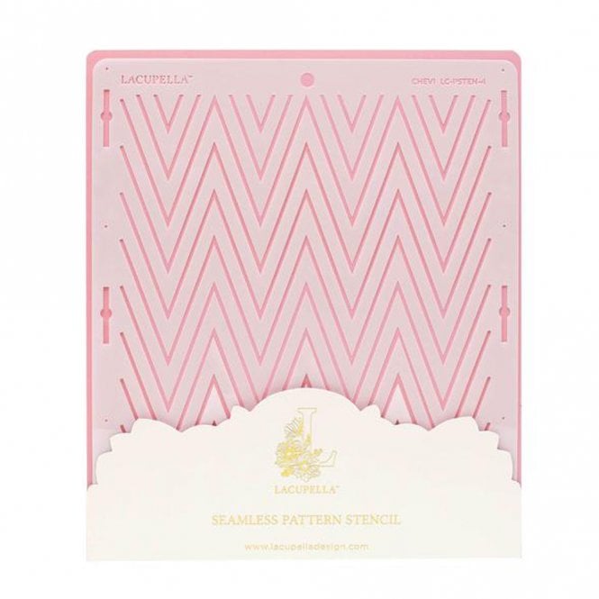 Lacupella Seamless Pattern Cake Stencil - CHEVI
