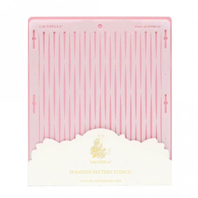 Lacupella Seamless Pattern Cake Stencil - FOLD