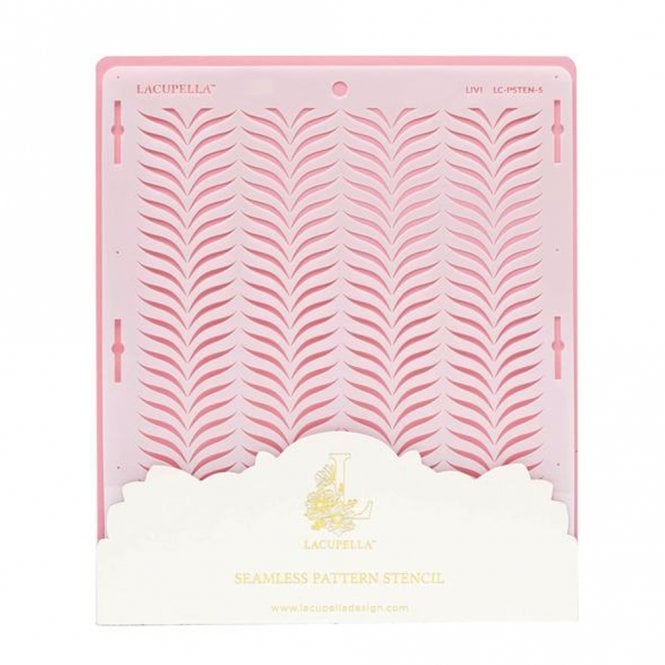 Lacupella Seamless Pattern Cake Stencil - LIVI