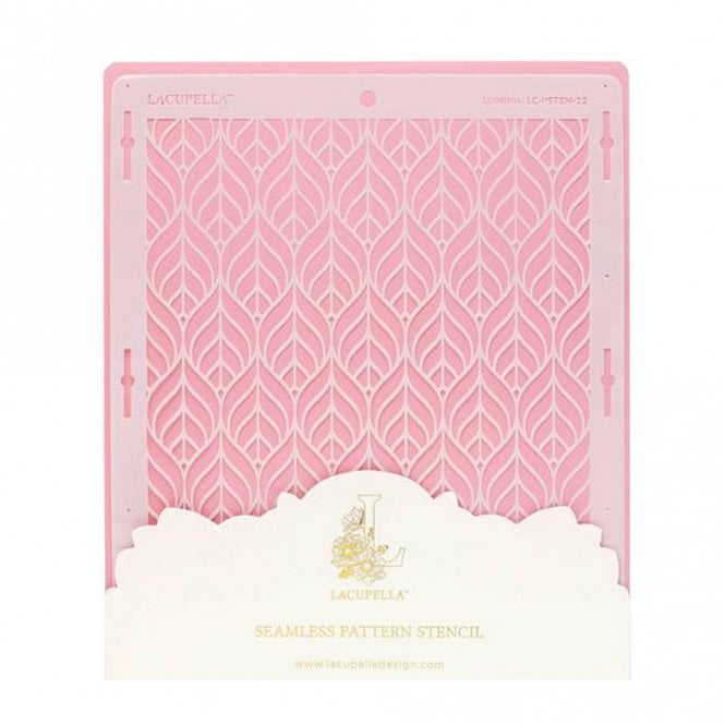 Lacupella Seamless Pattern Cake Stencil - LUMINA