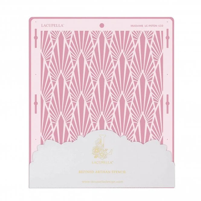 Lacupella Seamless Pattern Cake Stencil - MADAME