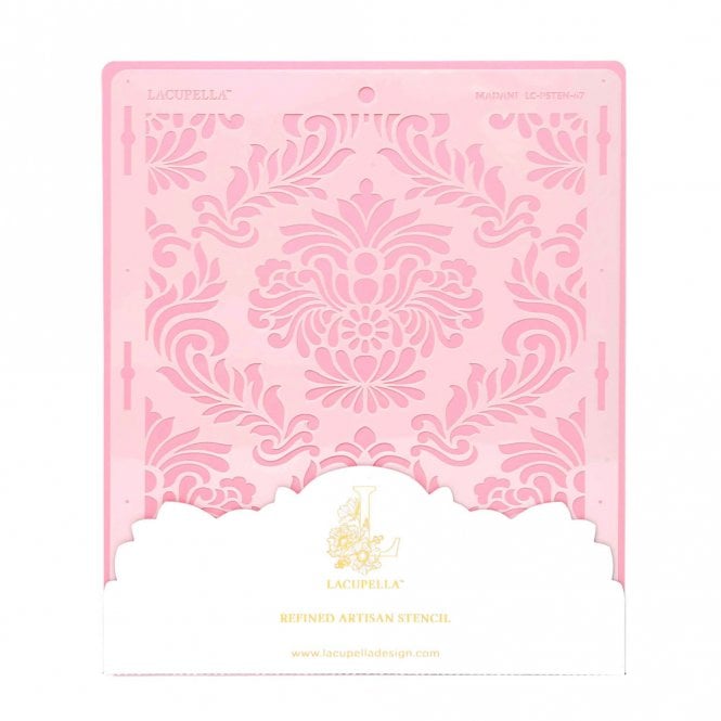 Lacupella Seamless Pattern Cake Stencil - MADANI