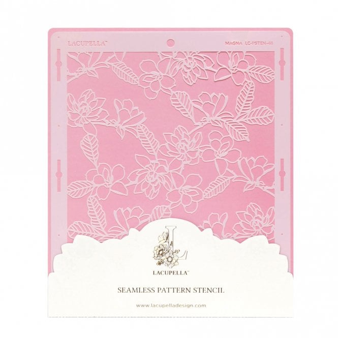 Lacupella Seamless Pattern Cake Stencil - MAGNA