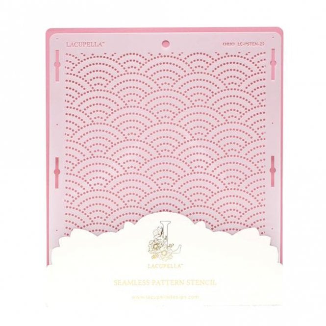 Lacupella Seamless Pattern Cake Stencil - ORIO