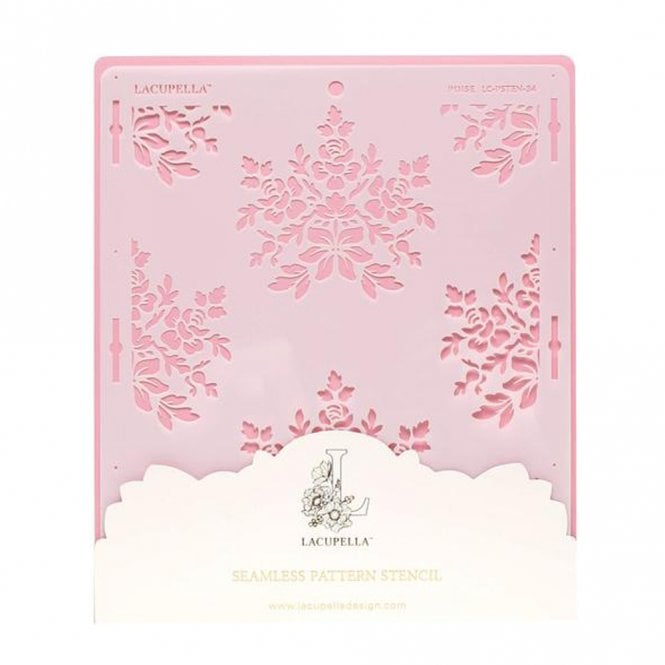 Lacupella Seamless Pattern Cake Stencil - POISE