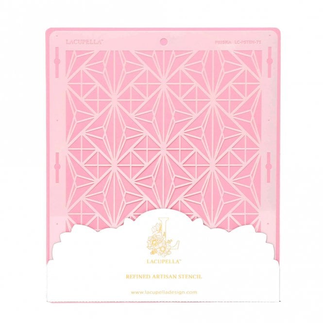 Lacupella Seamless Pattern Cake Stencil - PRISKA