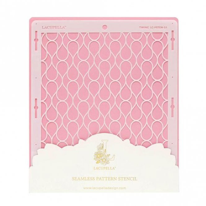 Lacupella Seamless Pattern Cake Stencil - TWINE