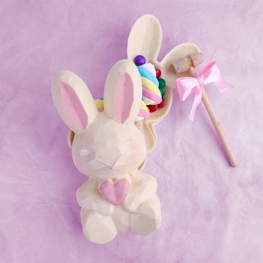 Lapidated Seated Rabbit Mould - Special Chocolate Mould