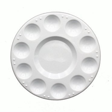 Large 10-Well Round Mixing Palette