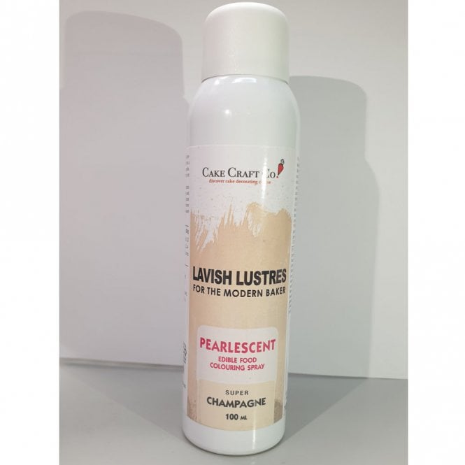 Lavish Lustres Champagne - 'Lavish Lustre' Edible Food Colouring Metallic Lustre Decorating Spray 100ml