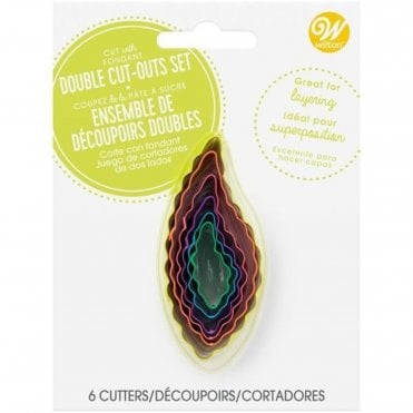 Leaf Double-Sided Cutters - Set of 6