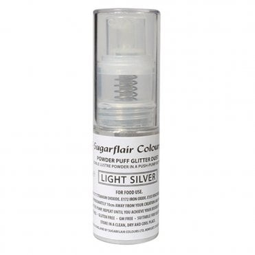 Light Silver - Edible Lustre Pump Spray 10g