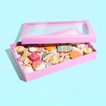 Lilac Deluxe Treat Boxes with Window