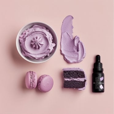 LILAC - Professional Food Colouring Gel with Easy Dropper Bottle 15ml