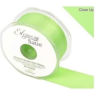 Lime Green - Double Faced Satin Ribbon