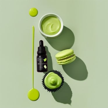 LIME - Professional Food Colouring Gel with Easy Dropper Bottle 15ml