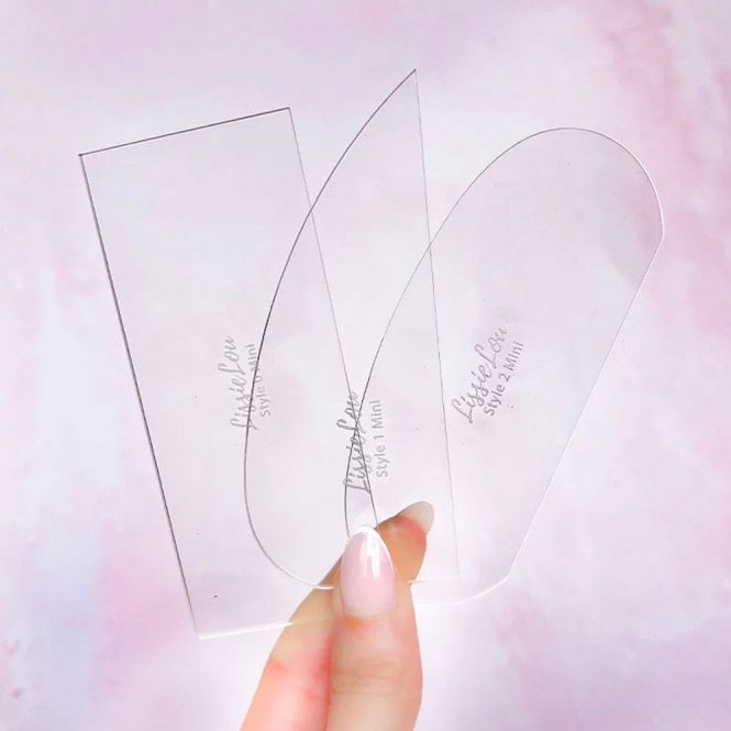 LissieLou Acrylic Mini Scraper Set Of 3