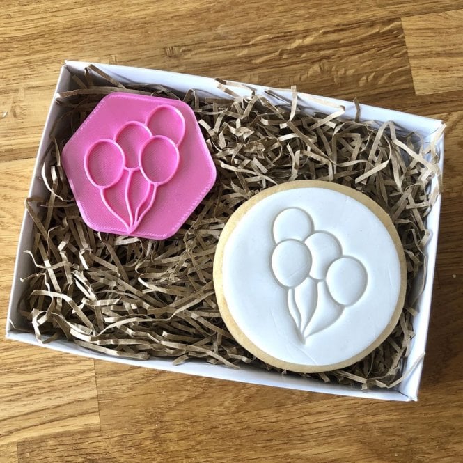LissieLou Birthday Balloons Cookie Stamp
