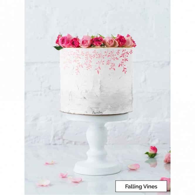 LissieLou Falling Vines Cake Stencil - Border Design