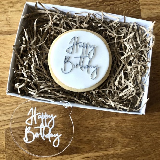 LissieLou Happy Birthday Cookie Embosser