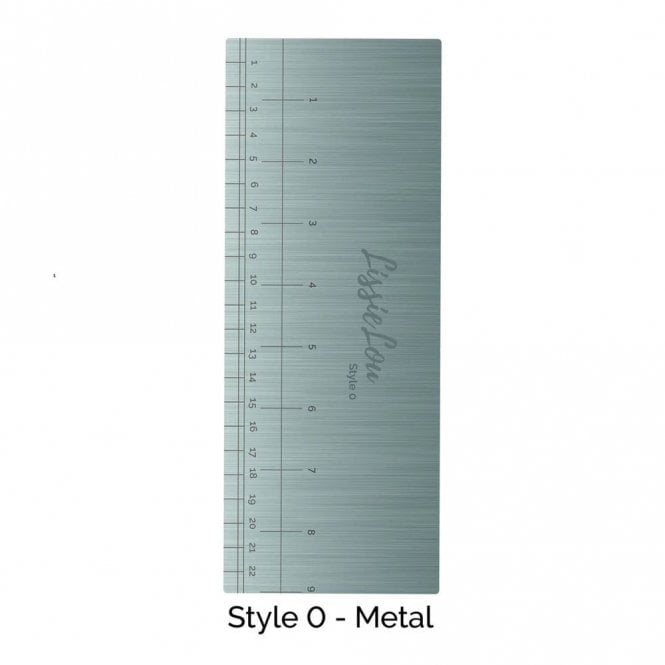 LissieLou Style 0 Metal Rectangle Double Edged Cake Scraper